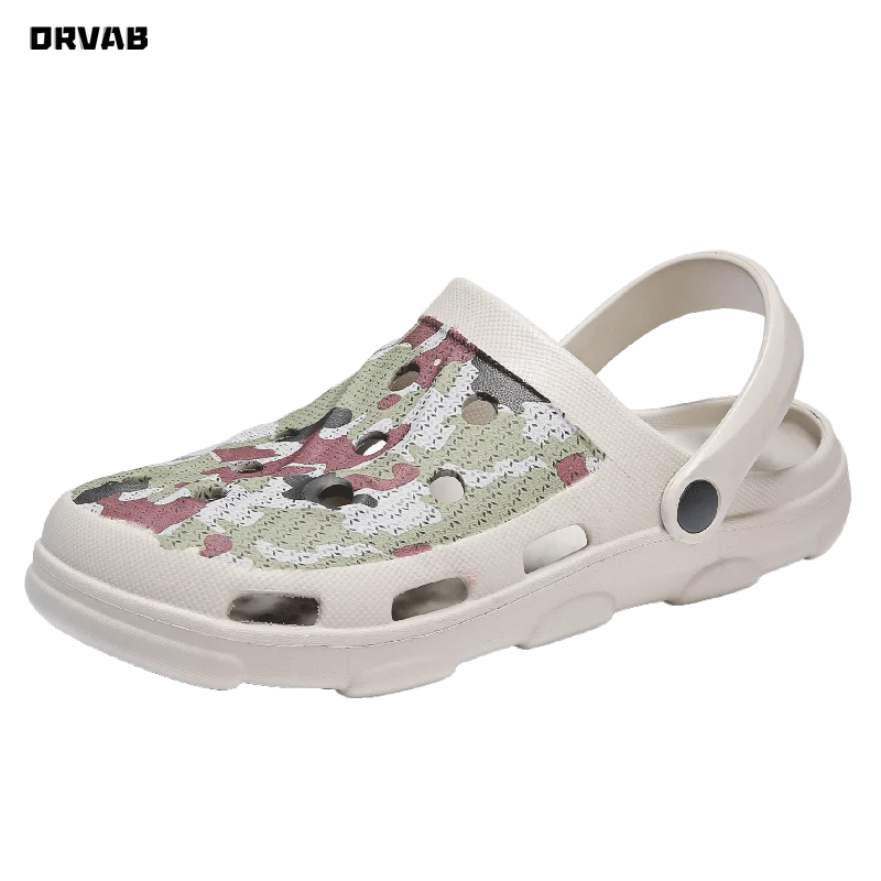 Mens Sandals Summer Classic Slip-On Breathable Hole Shoes Soft Comfortable Beach Men Gladiator Flat Casual | Обувь