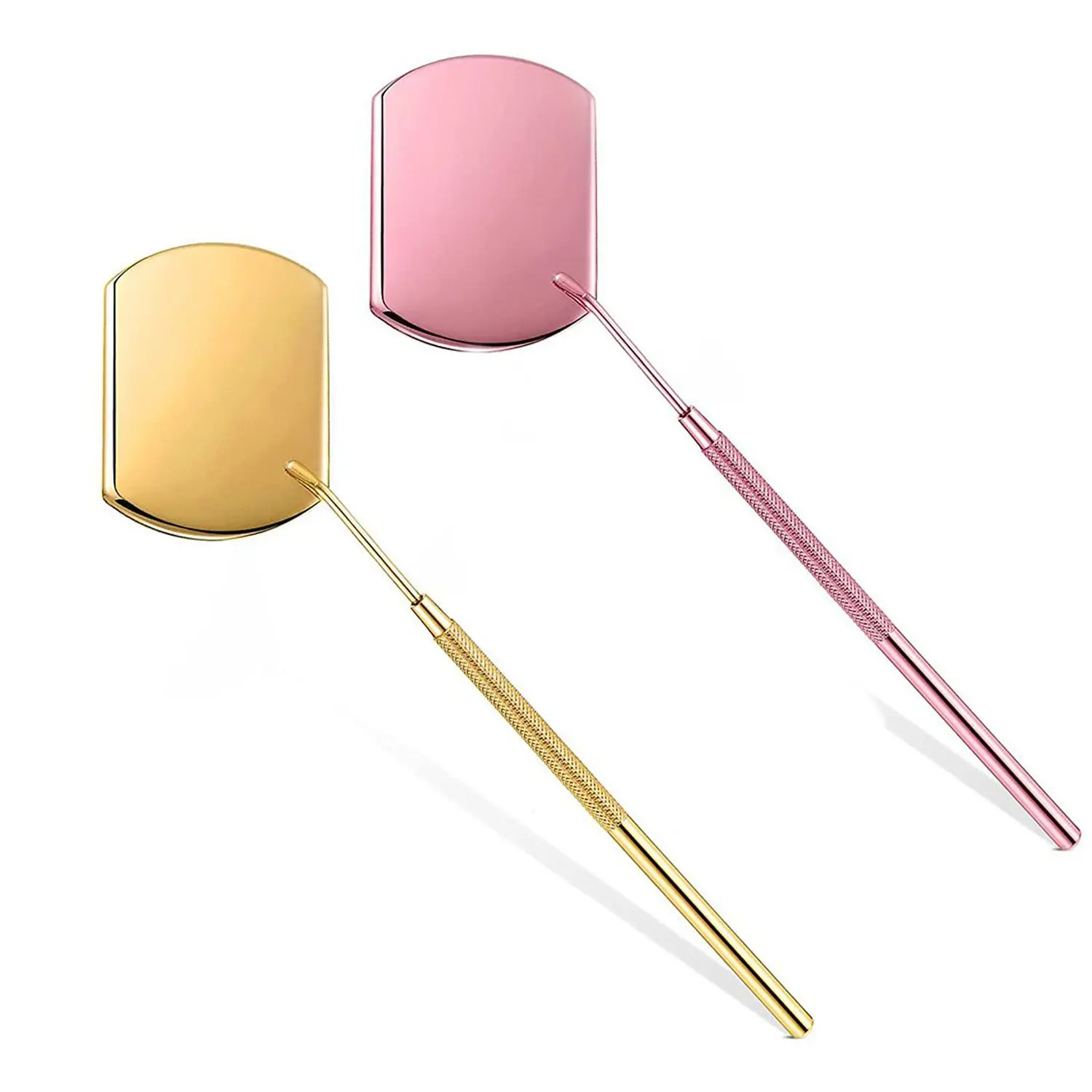 

2 PCS Lash Tools Square Large Detachable Eyelash Mirror For Eyelash Extension Lash Mirror Stainless Steel