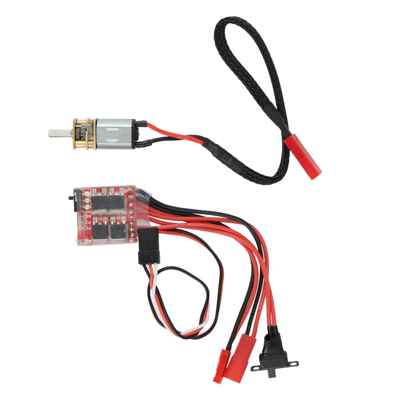 

N20 миниатюрный металлический редукторный двигатель 200 об/мин, двигатель постоянного тока и 30A ESC для Orlando Hunter 1/35, обновленные детали для радио...