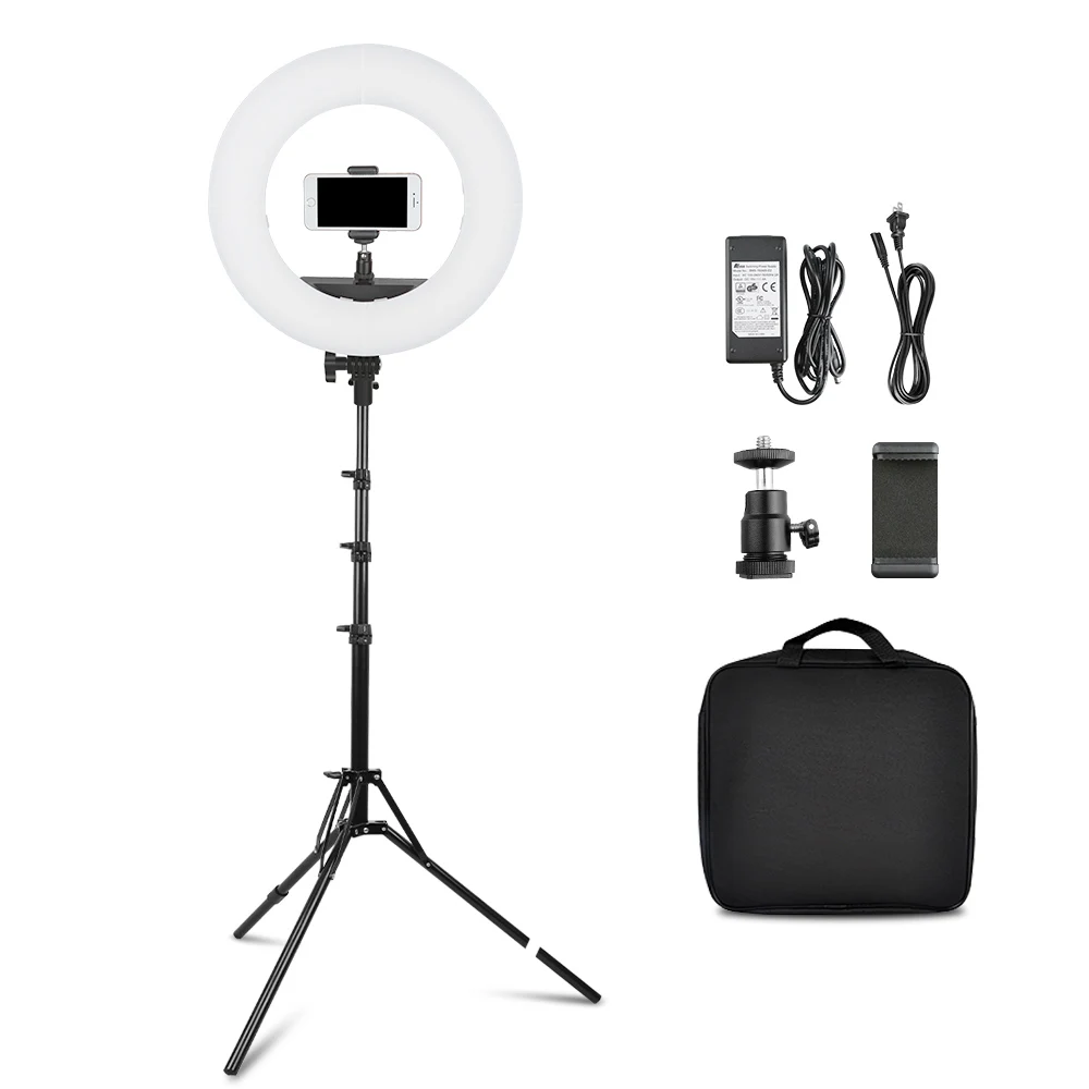 capsaver 14 inch 18 inch Ring Light LED Video Light Makeup Lamp with Tripod Stand TL-160S TL-600S L4500 RL-12A RL-18A