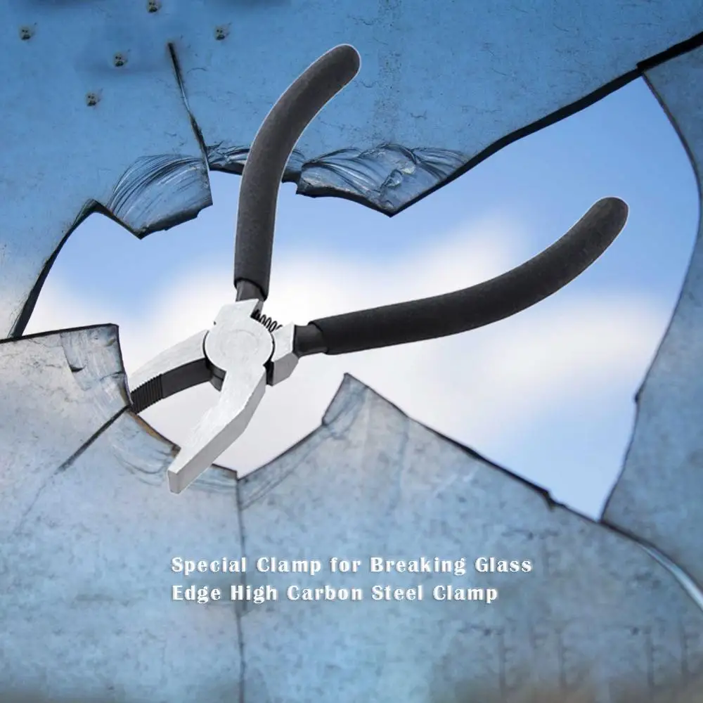 2 шт. зажим из высокоуглеродистой стали плоские плоскогубцы для обрезки Стекла