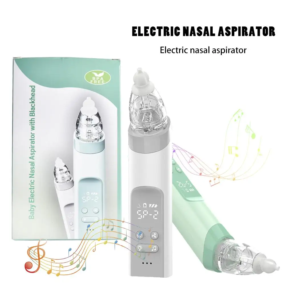 

New Baby baby Nasal Aspirator Electric Nose Cleaner Newborn baby sucker cleaner Sniffling Equipment Safe Hygienic Nose aspirator