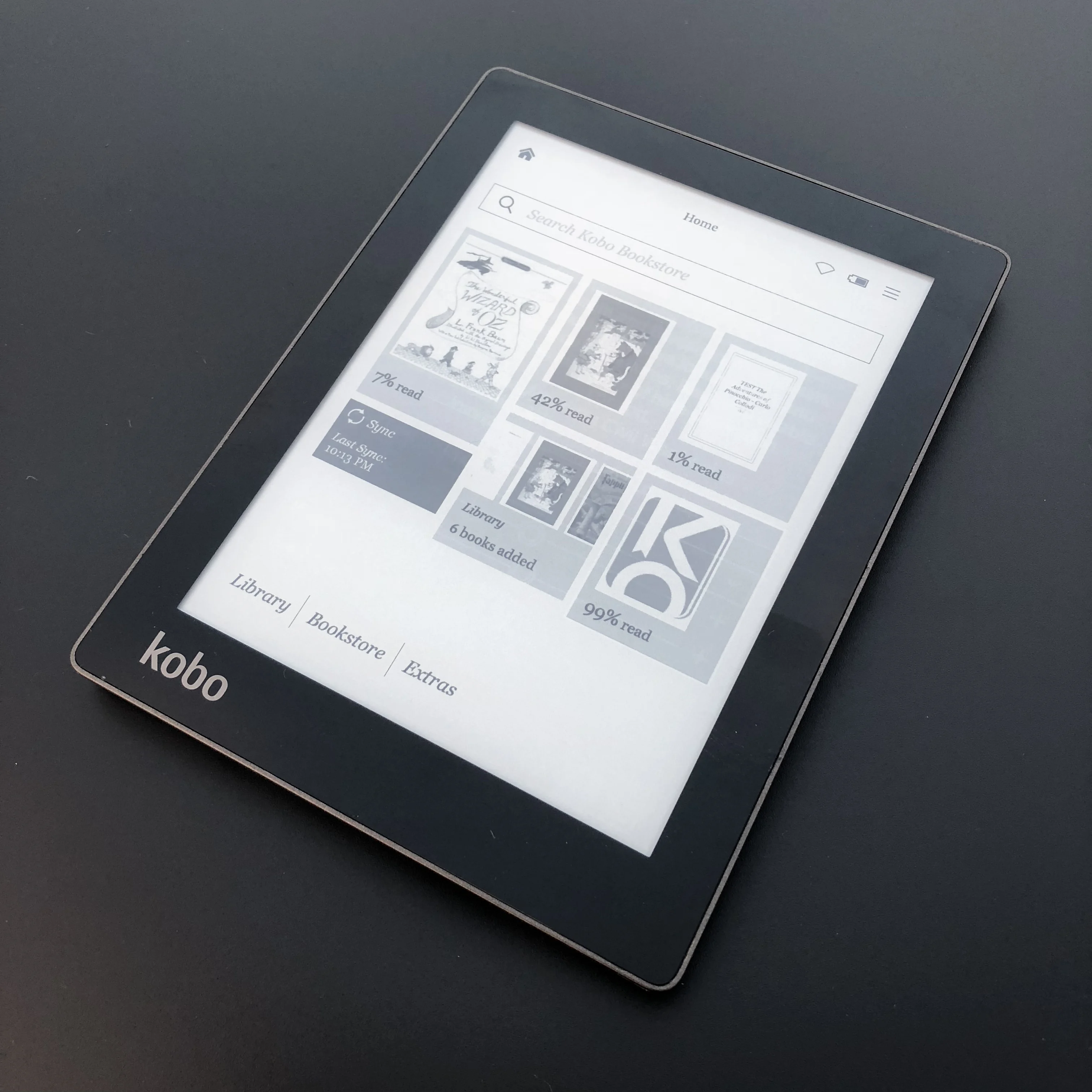 Электронная книга Kobo Aura ebook reader e ink 6 дюймов 1024x758 N514 Встроенный задний светильник