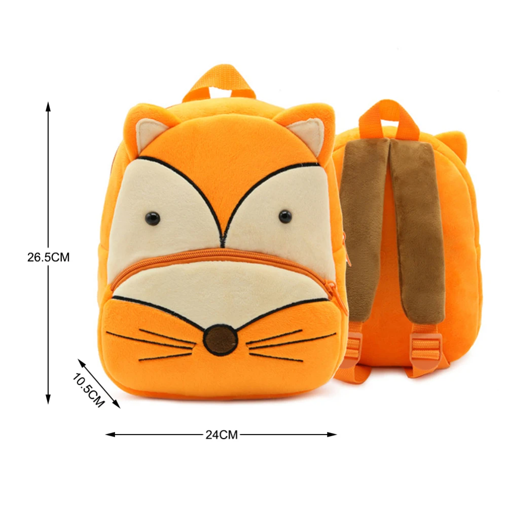 Милый детский рюкзак с 3d-изображением животных Детские Наплечные школьные ранцы