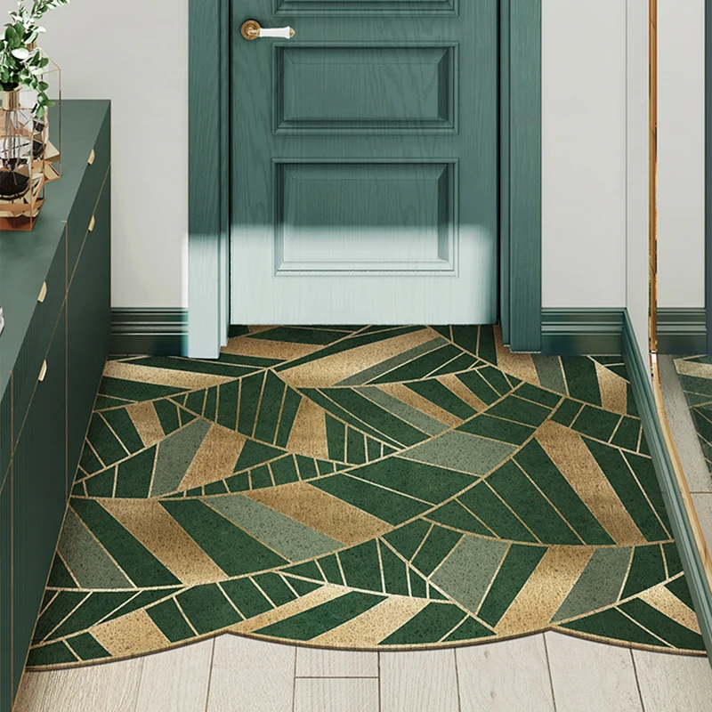 Скандинавский домашний дверной коврик не скользящий мат из ПВХ для кухни спальни