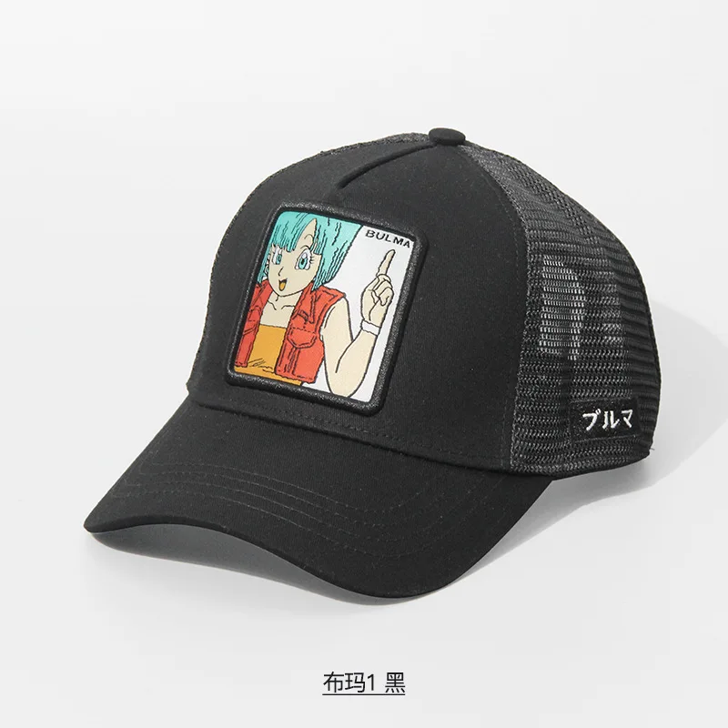 Популярный бренд Goku супер 12 стилей Dragon Ball Snapback хлопковая бейсбольная кепка для мужчин и женщин хип-хоп папа сетчатая шапка бейсболка дропшиппинг - Цвет: Темно-синий