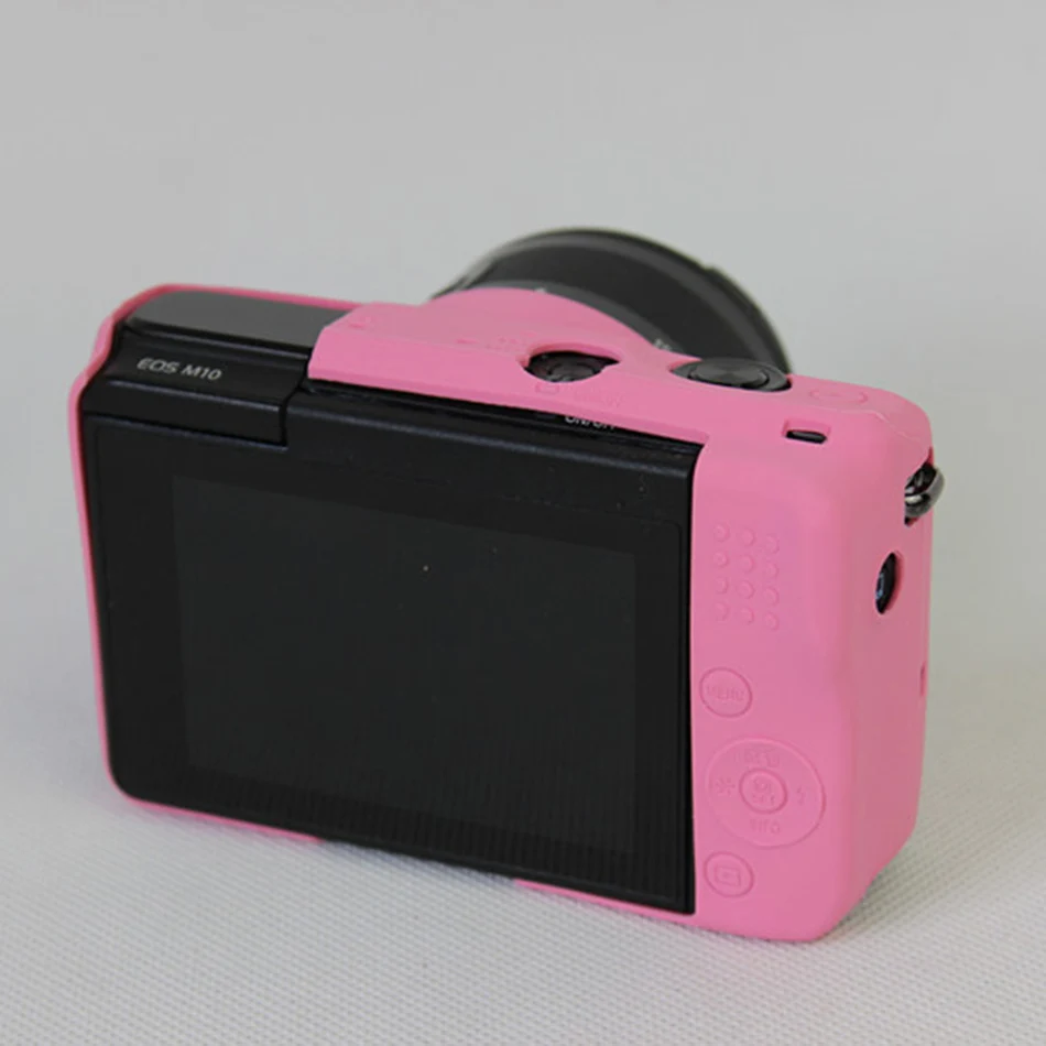 Высококачественный мягкий силиконовый чехол для Фотоаппарата Canon EOSM10|Сумки