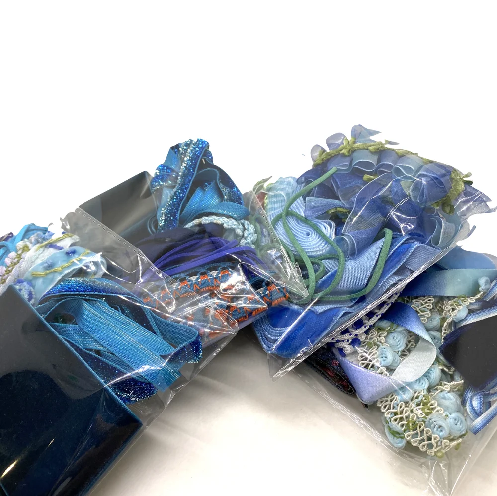 Пакеты для скрапа случайный выбор цвета ленты кружево вельветовый корсажный