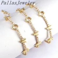 5pcs new arrived letter love mama charm cubic zirconia cz tennis chain bracelet bangle for lover women fashion jewelry