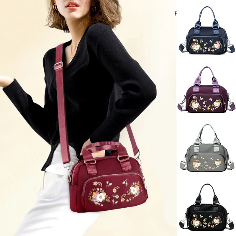 Женские сумки с короткими ручками дизайнерские брендовые нейлоновые