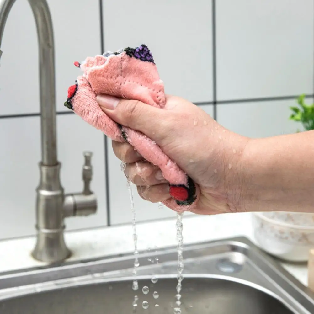 

Cleaning Pad Comfortable Touch Practical Breathable Multipurpose Dish Cloth