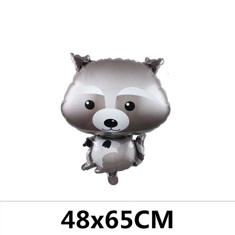 1 шт. большой единорог Лисий лес животное алюминиевая фольга Гелиевый шар Дети