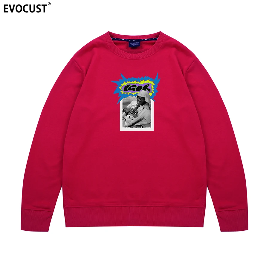 Худи унисекс из чесаного хлопка в стиле хип-хоп | Мужская одежда