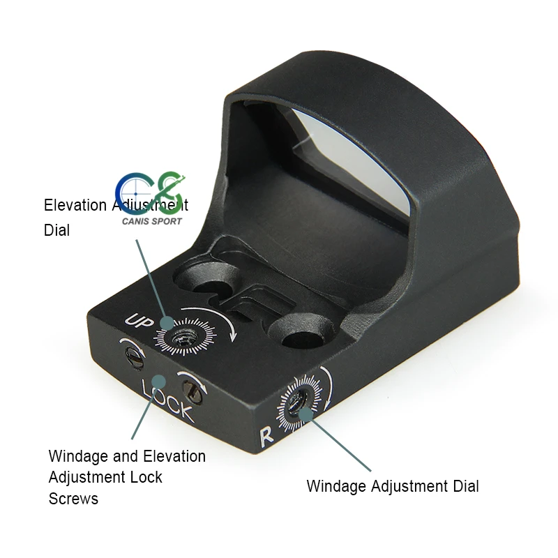 PPT красный точечный прицел Airgun Riflescope страйкбол 3MOA микро точка с рефлекторным креплением для прицела подходит 1911 G17 в охотничьей оптике gs2-0129
