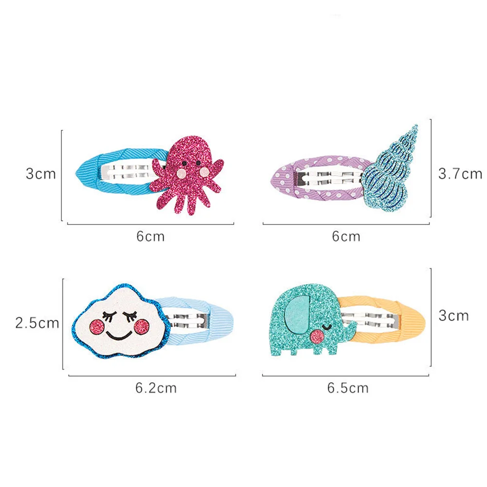 

2Pcs Summer Cartoon Animals Fruit Baby Hairpins Hair Clips For Girls Children Bobby Pin Barrettes Kids Hair Accessories