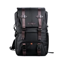 Camera Backpack Photography Storager Bag Side Open Available for 15.6in Laptop with Rainproof Cover Tripod Straps K&F CONCEPT