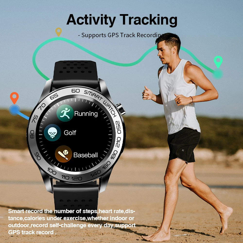 Новинка 2021 умные часы с GPS-треком температурным режимом несколькими спортивными
