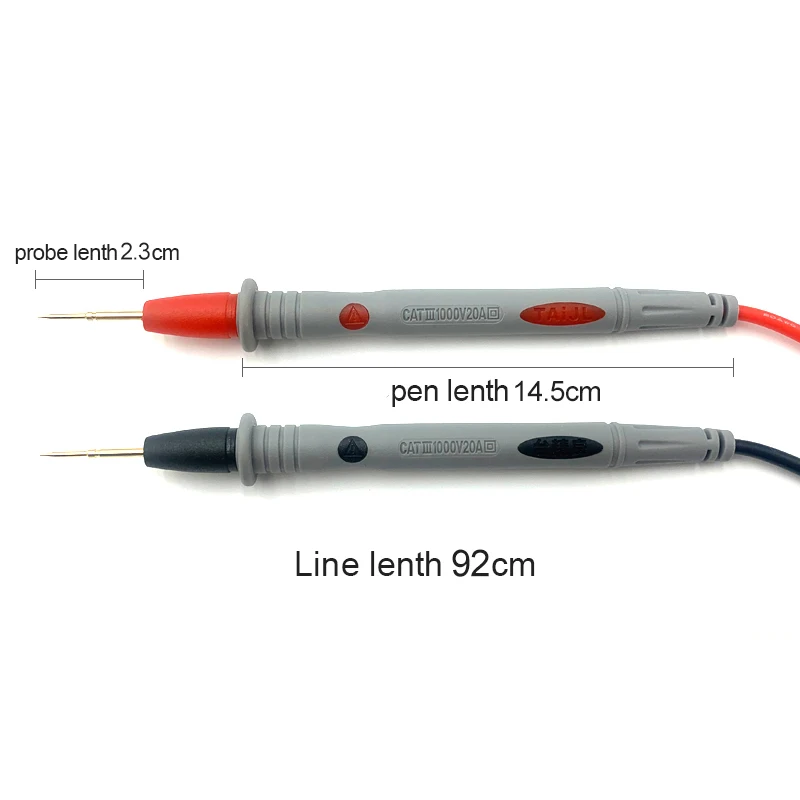 Multimeter Test Leads Universal Cable AC DC 1000V 20A 10A CAT III Measuring Probes Pen for Multi-Meter Tester Wire Tips | Электронные