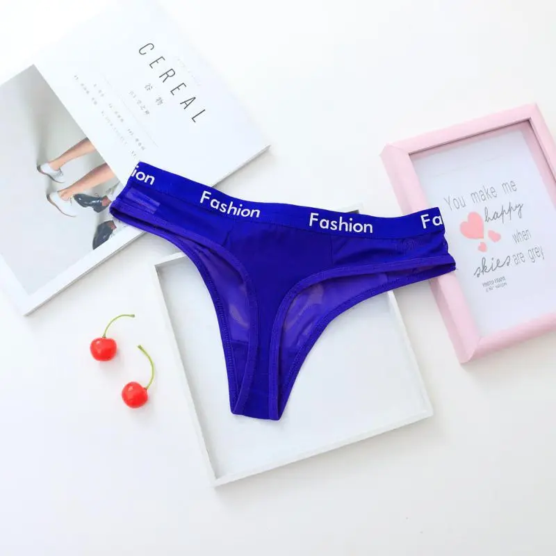 Модное Горячее предложение 2019 сексуальные стринги Прозрачное нижнее белье для