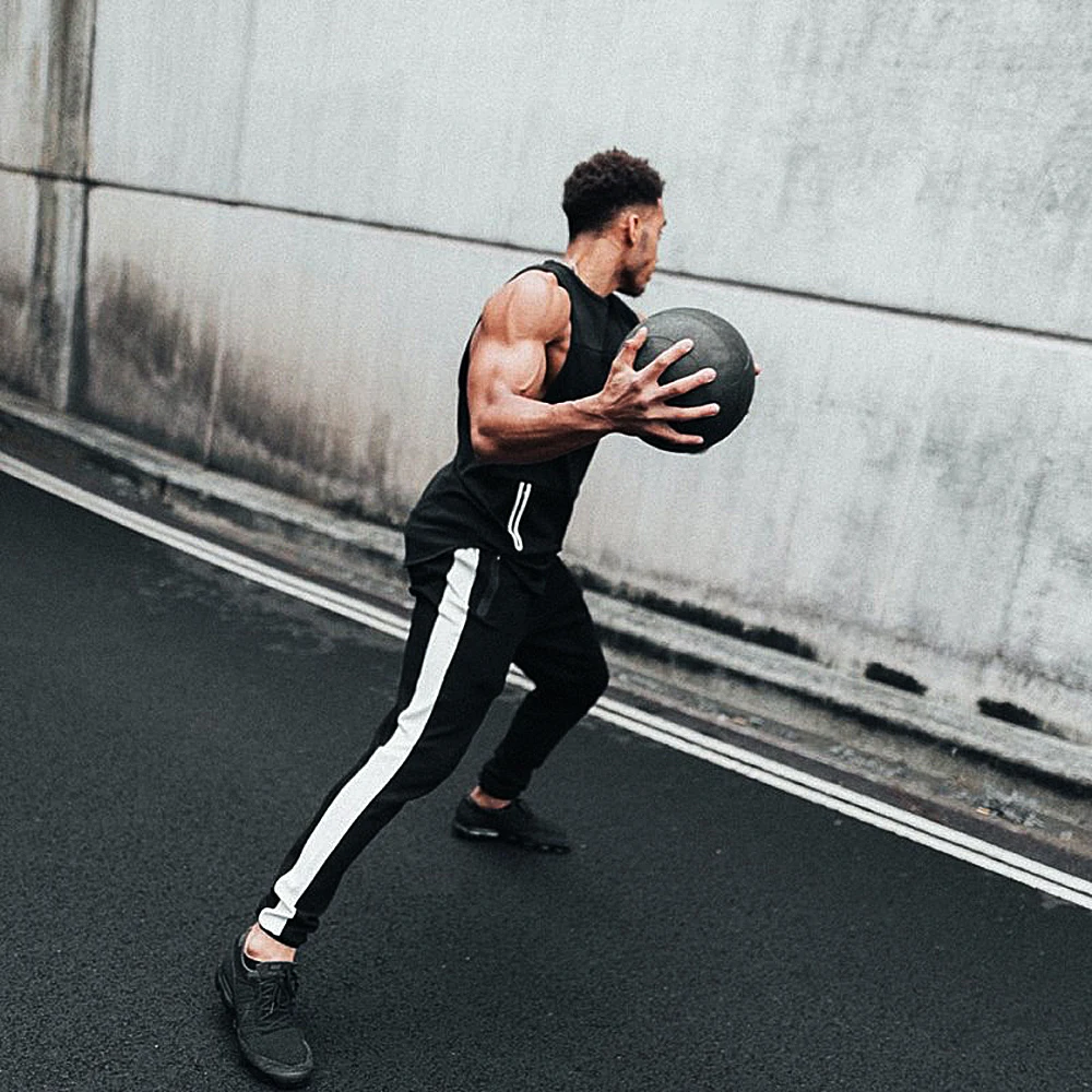 Men's Fitness Sport Pants Men Skinny Sweatpants Mens Joggers Gym Sportswear Tracksuit Bottoms Gym Running Trousers Male Joggers