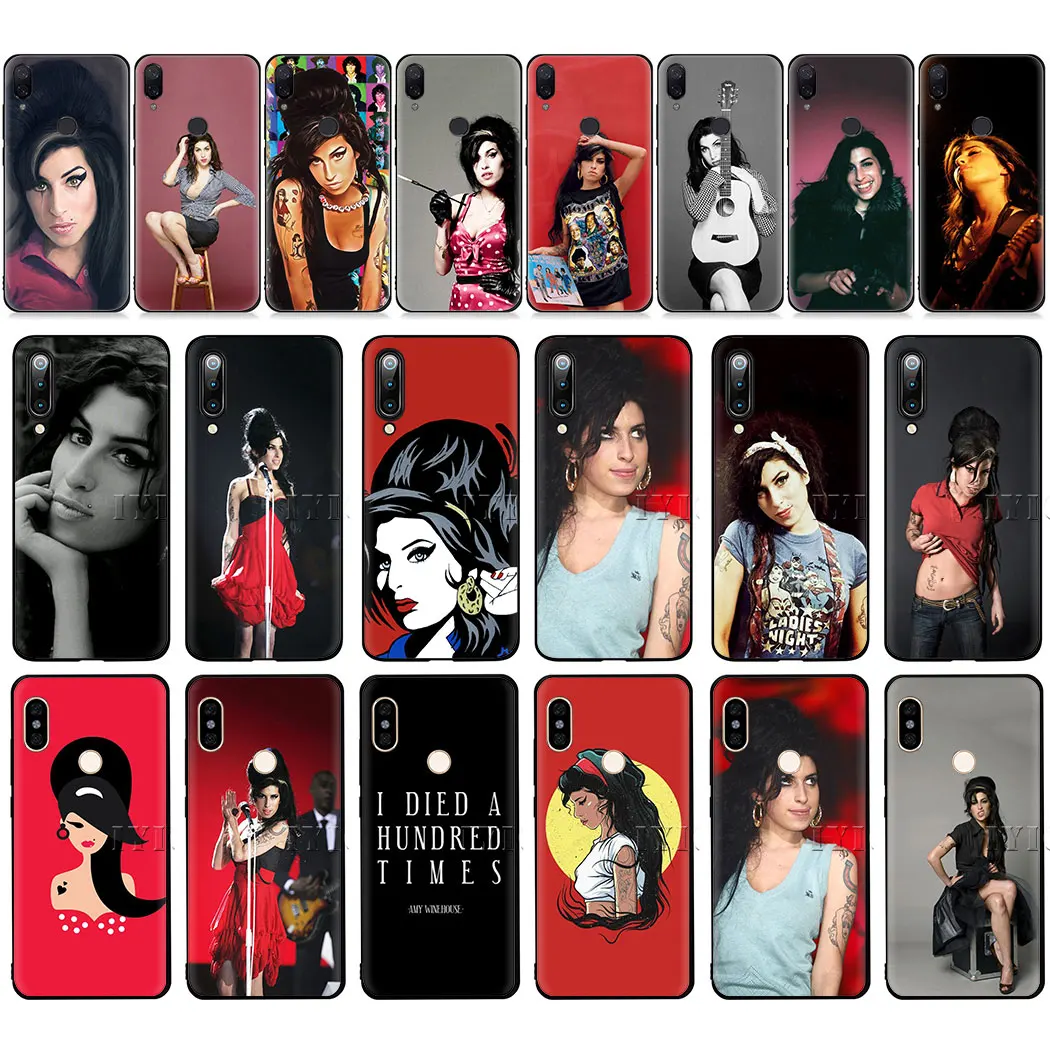 Мягкий чехол для Redmi Note 4X 5 S2 7 4A 5A 6A 6 Plus с изображением Amy Winehouse телефона | Мобильные
