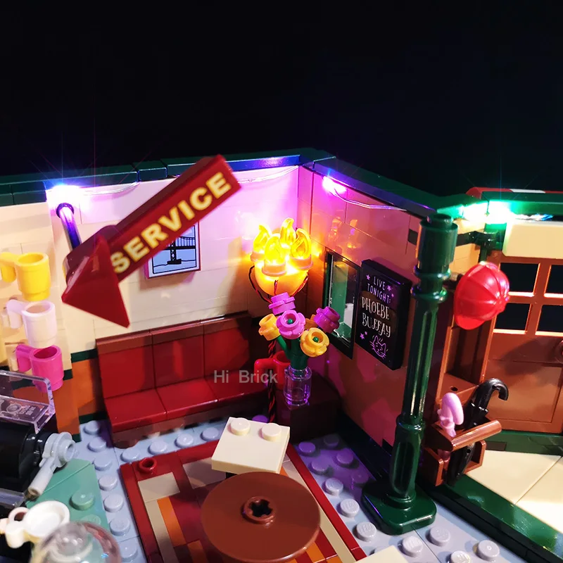 Креативный совместимый светильник LEGOe 21319 классика американская драма друзья