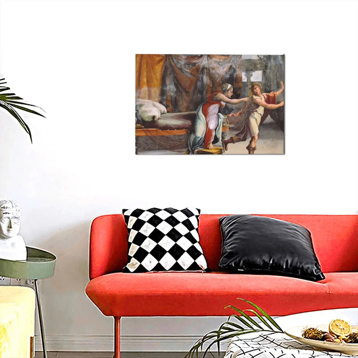 

Raffaello Painting Retro Wood Decoration Pictures Spa New Room Decor