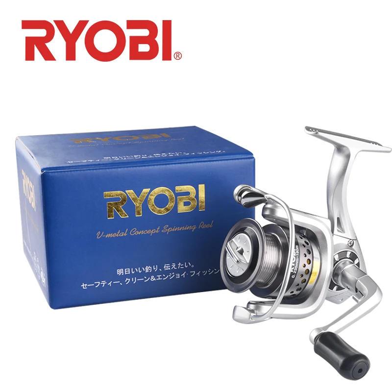 

RYOBI PILOT spinning fishing reels 1500 2500 3500 4500 5500 6500 5.1:1/5.0:1Gear Ratio6+1BB MAX DRAG5kg Metal Spool Reel Fishing