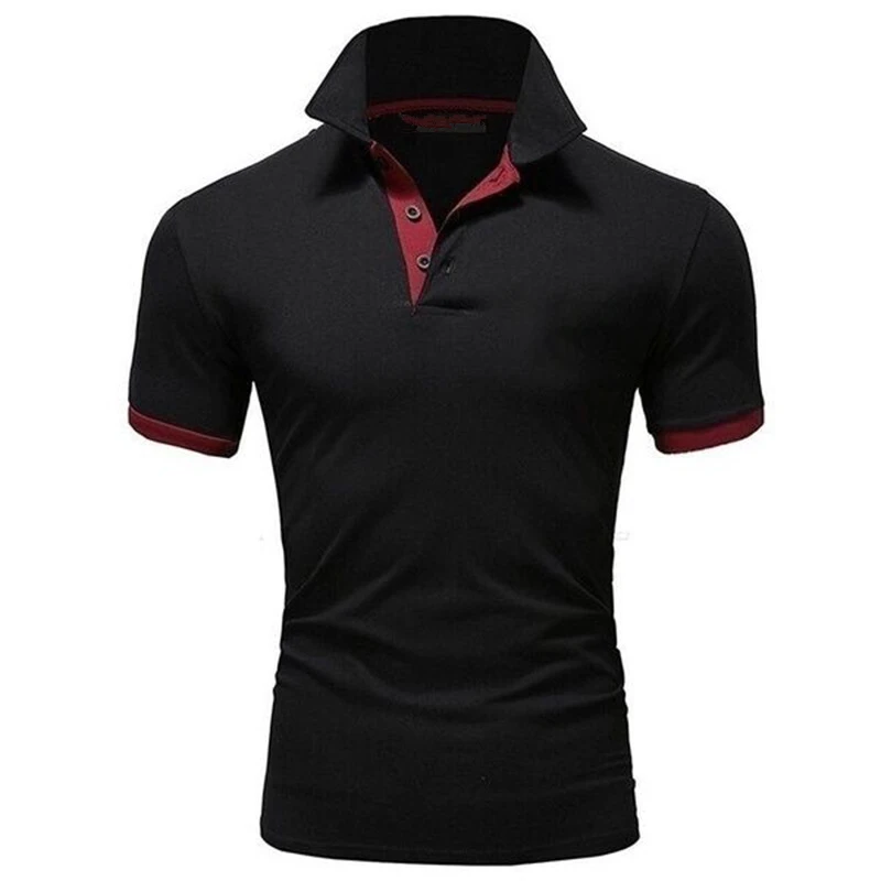 

Man Polo Shirt exercise Brand Golf Polos Shirts Summer Streetwear Casual Fashion Men tops Quick Dry Slim Short Sleeve Top