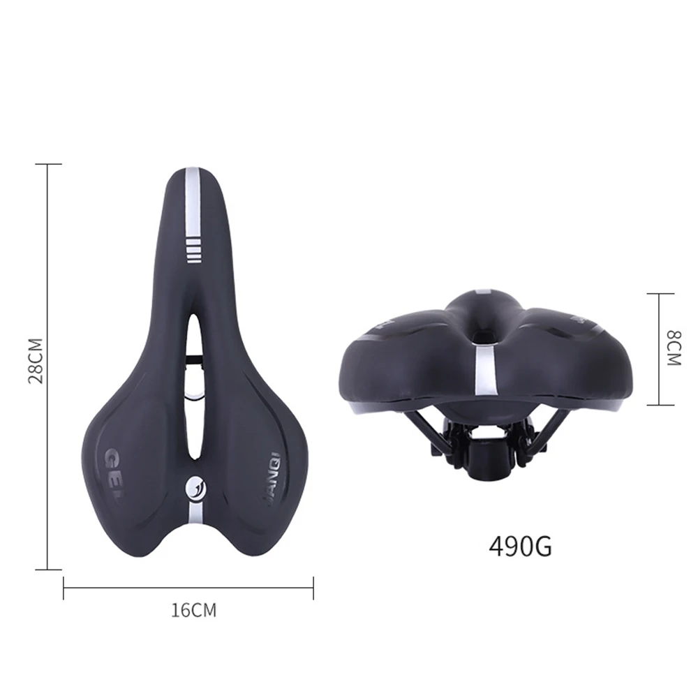 

Bicycle Saddle Seat Men Women Thicken MTB Road Cycle Saddle Hollow Breathable Soft Cycling Bike Seat Bicycle Accessories