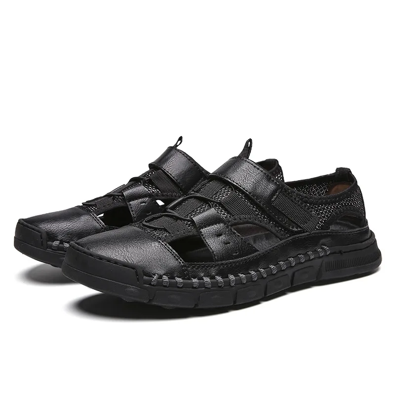 

2021 New Summer Sandals Men's Slippers Casual Beach Shoes Fashion Sandals Outdoor Sandals And Driving Sandals