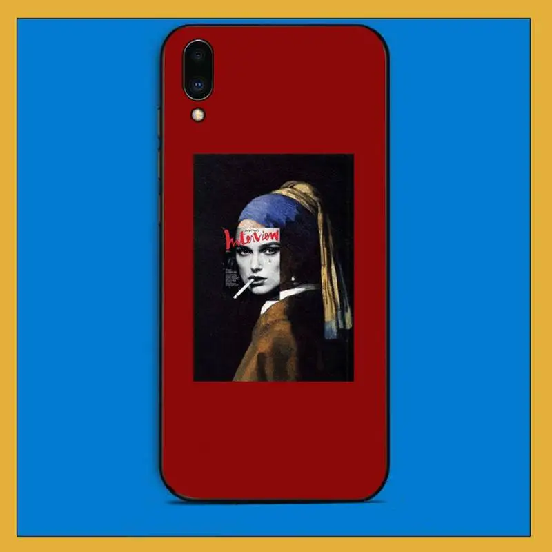 TOPLBPCS отличный художественный эстетический Ван Гог Мона Лиза ангел чехол для