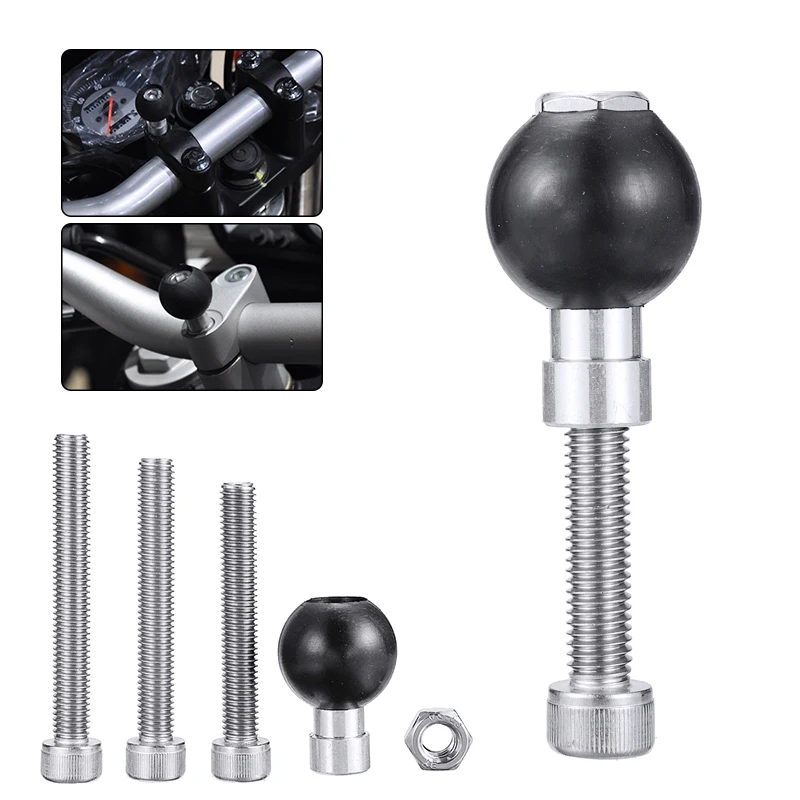 

Newest RAM RAM-B-367U Motorcycle Handlebar Clamp Base With 1" Ball M8 Screws Kit Durable Motorcycle Replacement Parts