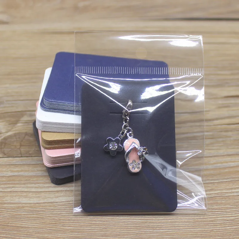 Zerong 50 Шт. 5x7 См Ювелирные Бирки Демонстрационные Карты Маленький Брелок Подвески