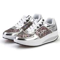2020 new est womens sneakers casual ladies wedgessneakers sequins shake shoes fashion walking girls sport womens soft shoes
