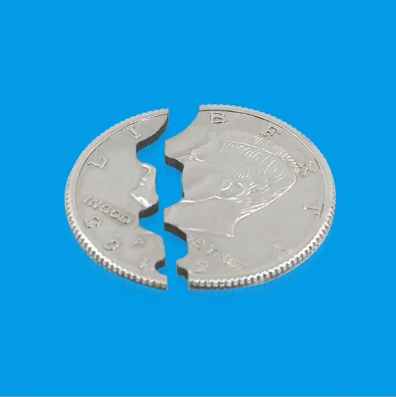 2019New Горячая двухслойная Биткойн долларов волшебное крупным планом уличное