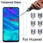 Защитное стекло для Huawei Y6 2019 Y5 Pro, 2 шт., протектор экрана для Huawei Y9 Y7 Prime 2019 HD, двойное закаленное стекло 9 H, пленка