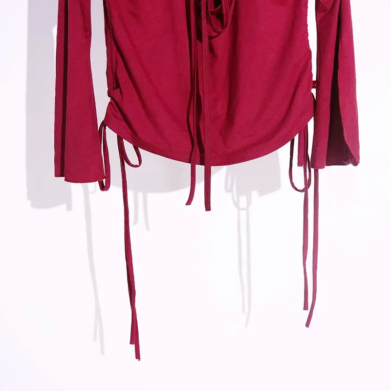 Длинные профессиональные рубашки из модала с рукавами для танца живота женская