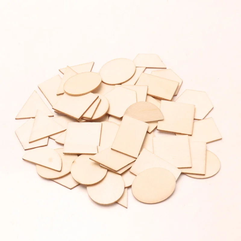 

Mix Natural Wooden Square Ornament Handmade Wooden Crafts Accessory Home Decoration Scrapbookings Painting DIY 10-20mm 100pcs