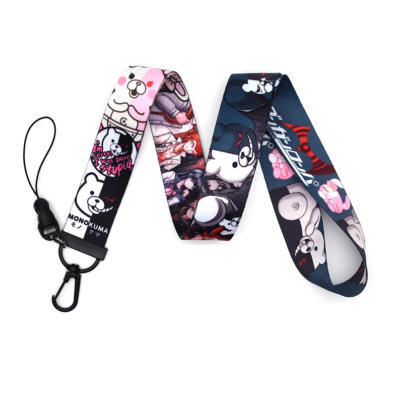 Аниме данганронпа Монокума Хината Хаджиме икусаба Мукуро ремешок на шею и