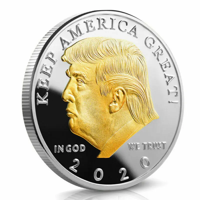 1 шт. 2020 президент Дональд Трамп сохраняет Америку великолепной! Памятная монета