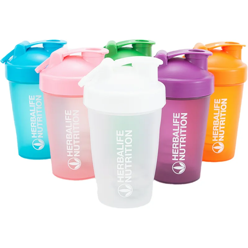 

PP 400ml Sports Shaker Bottle Cup With Stirrer Ball Mixing Whey Protein Powder Outdoor Juice Milkshake Water Bottle Shake Cup
