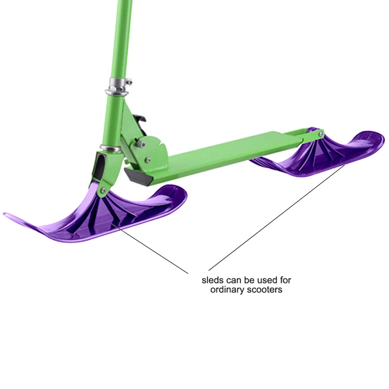 

Scooter Ski Sled High Quality For Children Electric Scooter Accessories Ski Skate Board Replacement Parts Winter Riding Tyre