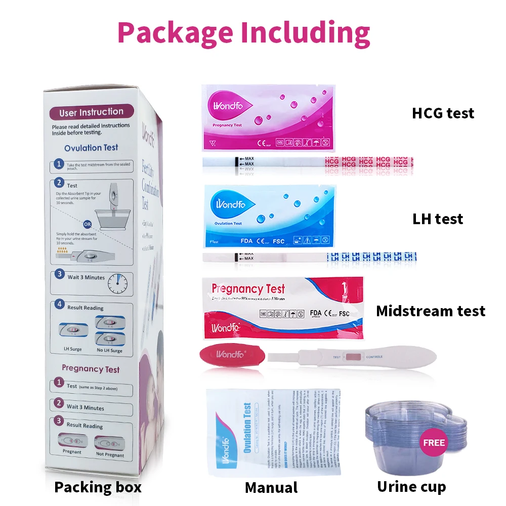 40 шт. тест полоски на овуляцию и мочу 20 шт.|Чехлы-портмоне| |
