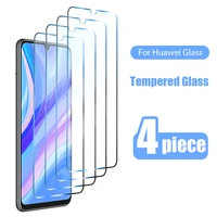 4pcs tempered glass for huawei p50 p40 p30 p20 p10 p9 p8 pro lite plus screen protector for p smart 2021 2020 2019 pro z s glass