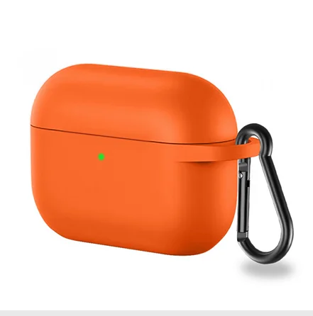 Orange 2 шт./лот, силиконовый чехол для Apple Airpods Pro 3, чехол, Противоударные Защитные Сумки, чехол для Air pods airpods3, наушники - Цвет: Orange