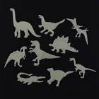 Игрушечные динозавры световой Стикеры s стерео 3D флуоресцентный Стикеры s классная забавная Стикеры светится в темноте для детской комнаты с рисунком динозавра