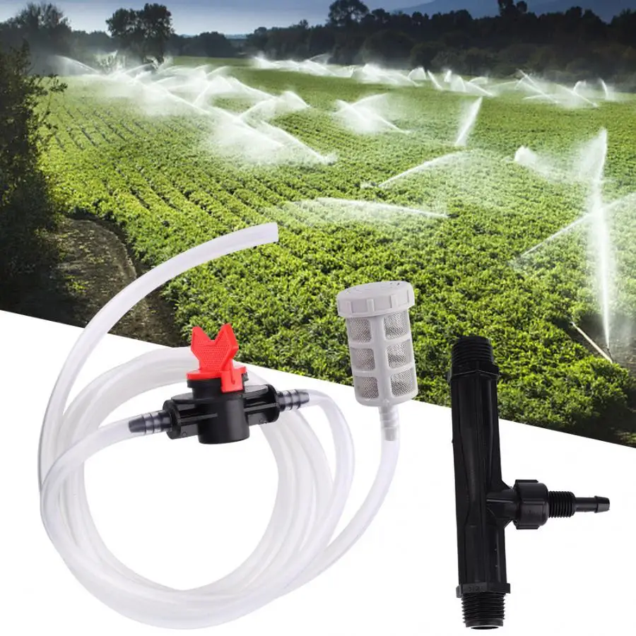 Водопроводная труба с переключателем фильтр садовое орошение удобрение