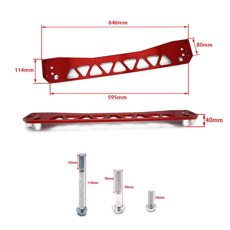 BW Rear Subframe Brace+Lower Tie Bar+Lower Control Arm LCA Fit For 1996-2000 Honda Civic EK | Автомобили и мотоциклы