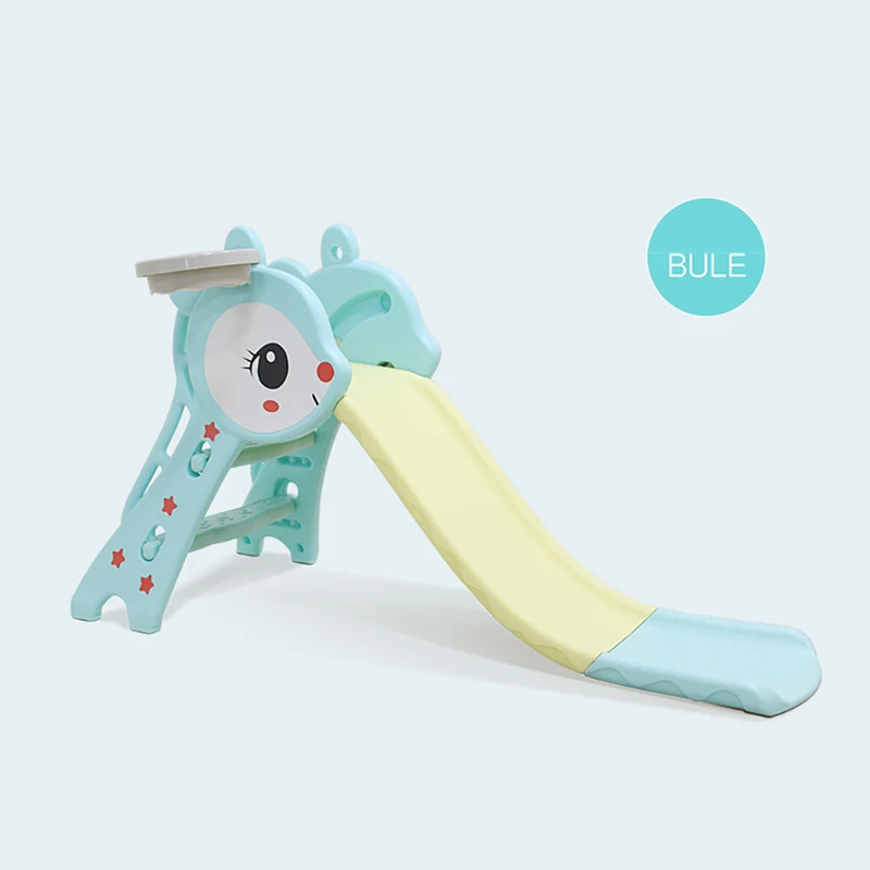 Детская горка с баскетбольной коробкой комбинированная домашняя игровая